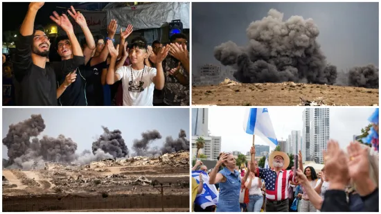 Jedni slave, drugi se sklanjaju od granata: Konfuzne fotografije stanja u Pojasu Gaze