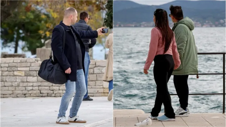 Zaljubljeni golupčići privlačili poglede prolaznika: Te&scaron;ko ih je bilo ne primijetiti