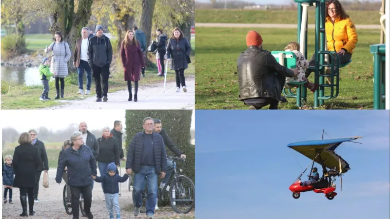 Gužva uz Dravu: Vi&scaron;e generacija obitelji uputilo se u &scaron;etnju i bijeg od svakodnevice