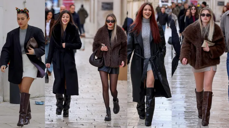 Zadarsku &scaron;picu na Badnjak preplavile lijepe djevojke s dugim nogama u najelegantnijim izdanjima