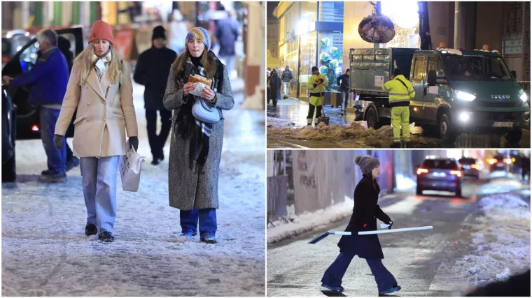 Prometnice su čiste, ali nogostupi? Ovako izgledaju ulice nakon &scaron;to je snijeg 'zatrpao' Zagreb