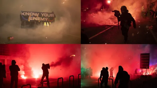 Mračna strana Olimpijskih igara: Dim, petarde i poruka - 'Vratimo grad, oslobodimo planine'