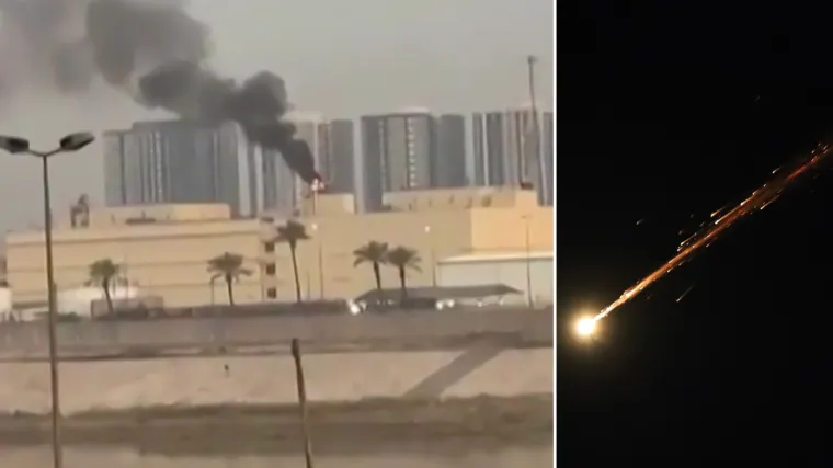 Eksplozije i vatra kod američkog veleposlanstva: Pogledajte &scaron;to je sve letjelo nebom