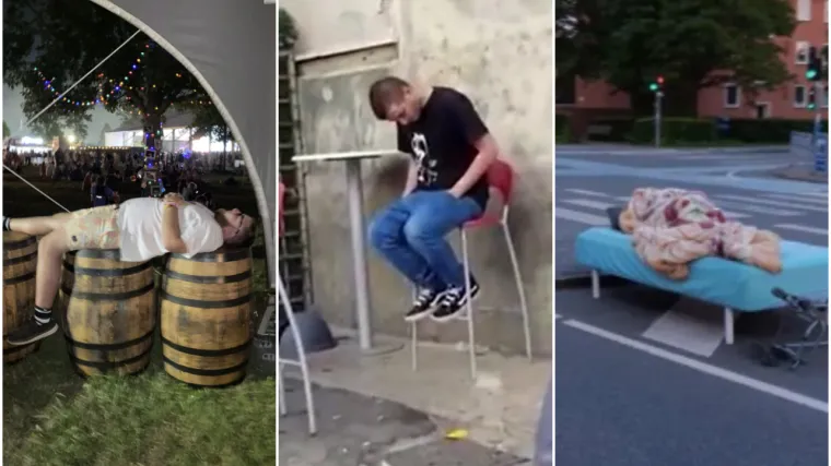 Spavanje s hranom ili nasred ulice? Ovi ljudi izgubili su bitku s umorom na najluđim mjestima